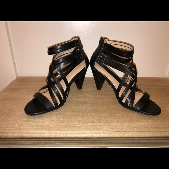 The Limited, Black Strap Shoes - Picture 2 of 3